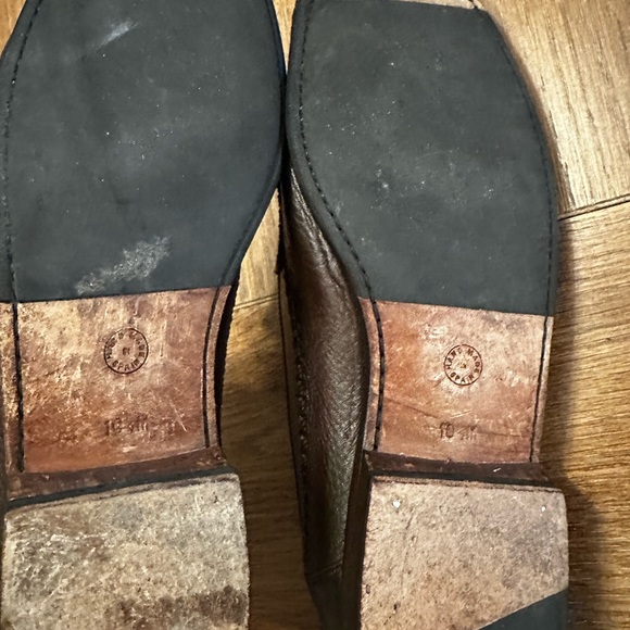 Miguel Angel Brown Leather Men’s Loafers Size 10 1/2 Made In Spain - Picture 13 of 14